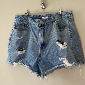 🔥 Cut-off Denim Jean Shorts, Women’s Size 16 Forever 21+